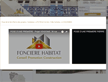 Tablet Screenshot of foncierehabitat.com